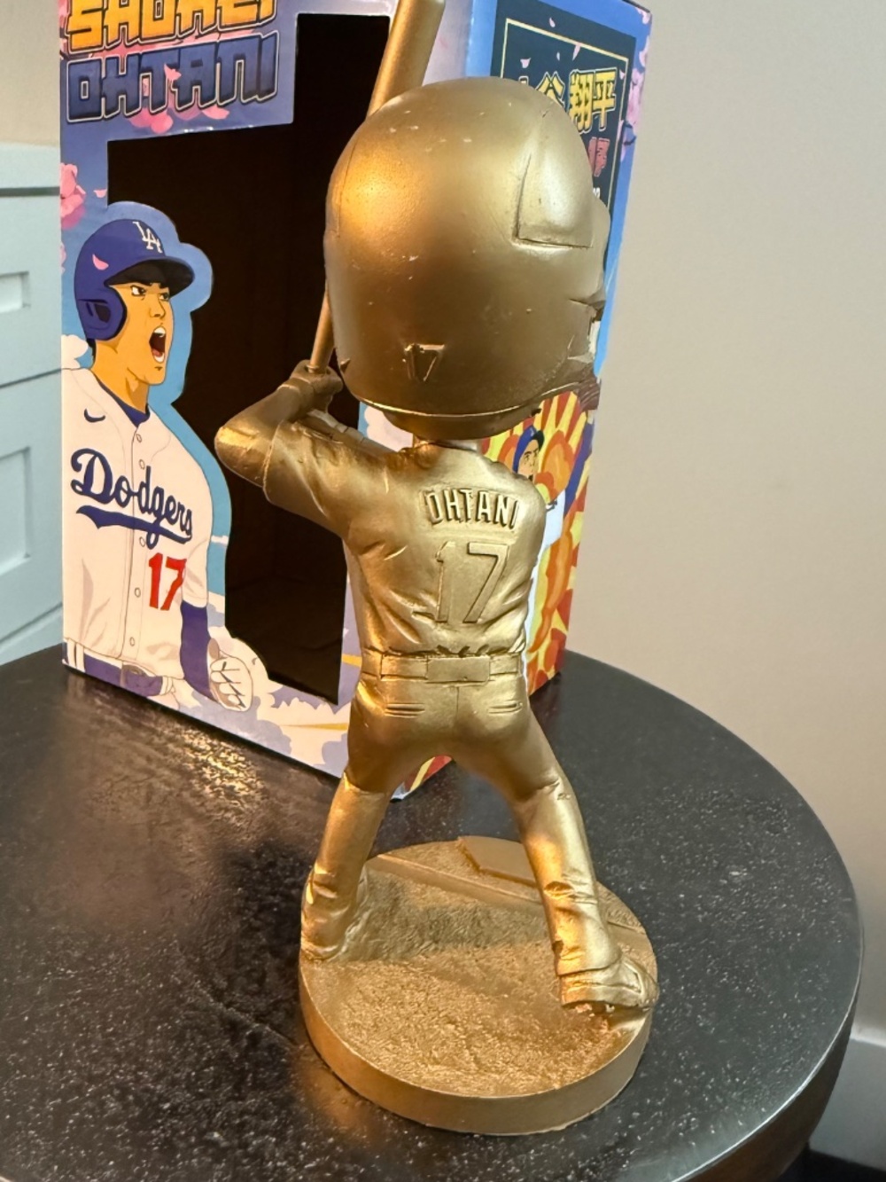 Shohei Ohtani Dodgers Gold Anime Bobblehead New In Box - Picture 2 of 6